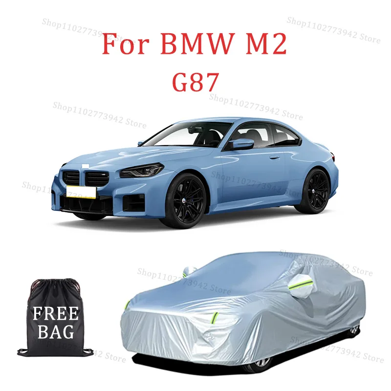 

For BMW M2 G87 Car Cover Car Waterproof All Weather Automobiles Full Exterior Covers - Sun-proof Outdoor Anti scratch