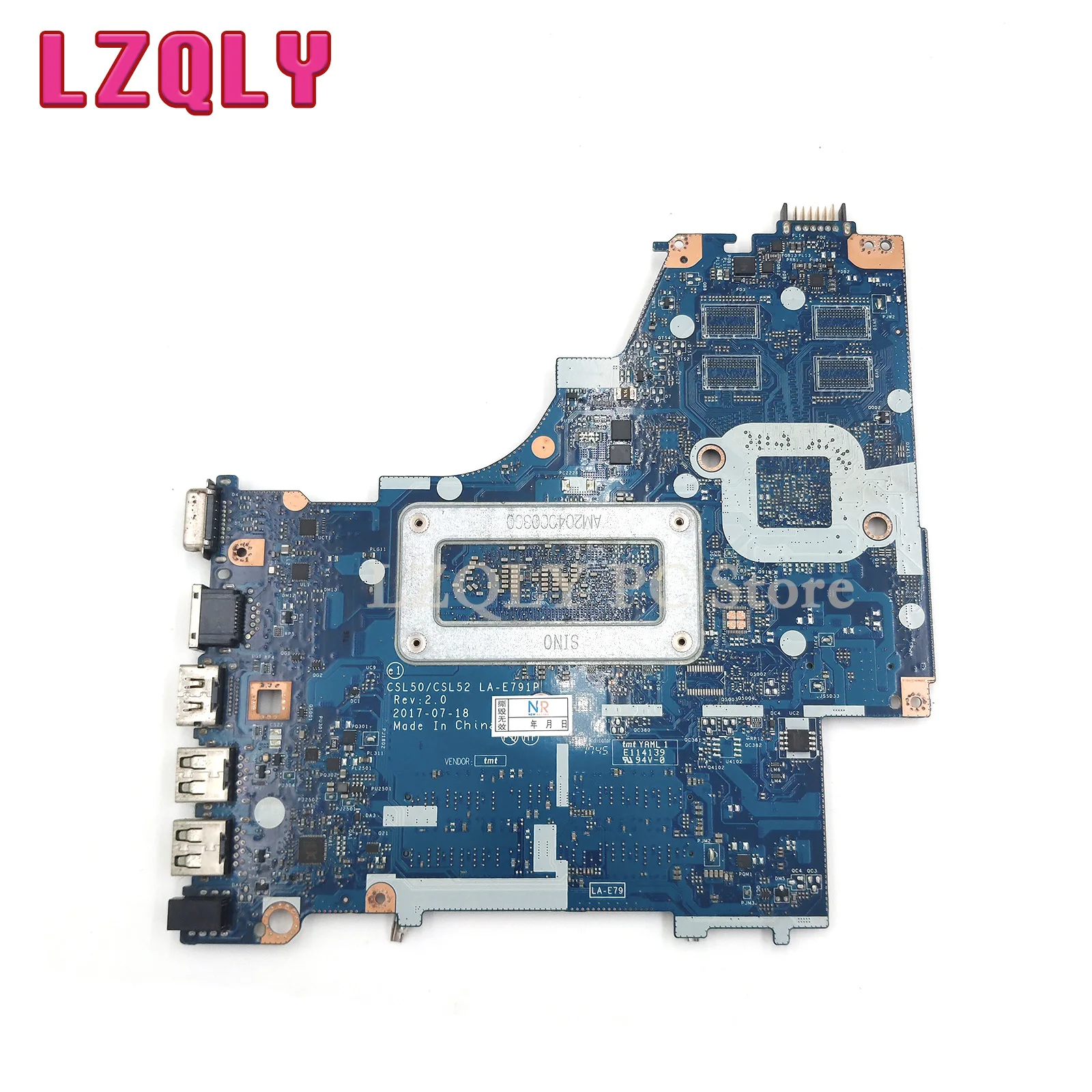 LZQLY For HP 250 G6 15-BS Laptop Motherboard With SR2UW I3-6006U CPU 926249-601 926249-001 CSL50 CSL52 LA-E791P