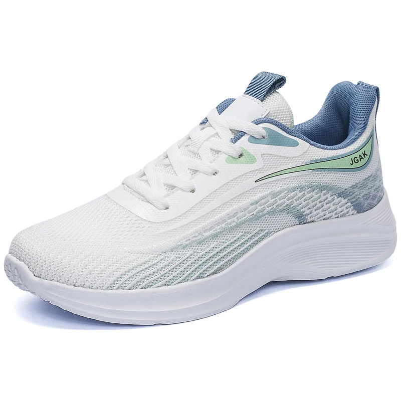 Спортивные туфли для пар, нескользящая повседневная обувь на толстой подошве, легкие и удобные кроссовки для занятий спортом на открытом воздухе больших размеров.