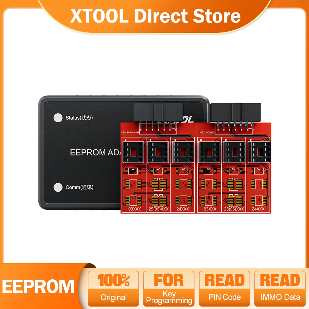 

Новый адаптер XTOOL EEPROM для X100 PRO X100PAD IK618 X100PAD3 X100MAX D7 D8 A80Pro A80Pro Master D9Pro