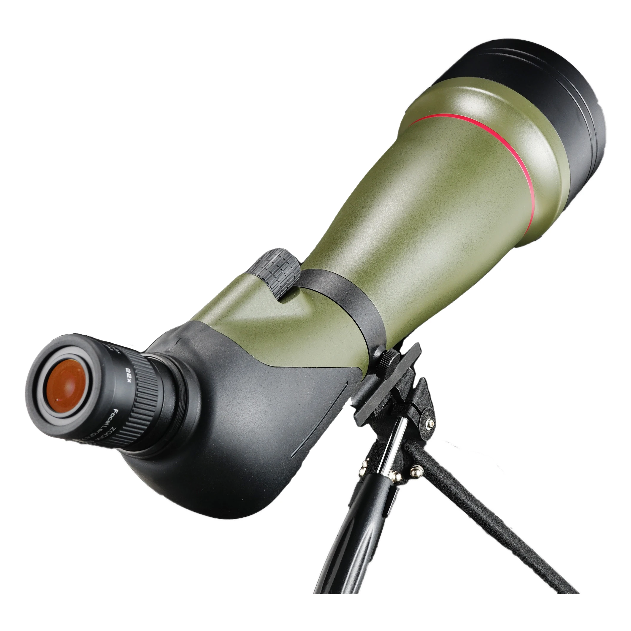 

22-65x100 Large Diameter Bak4 Prism Spotting Scope High Clear Water Proof Wholesale Zoom Monocular for Hunting Star Plastic