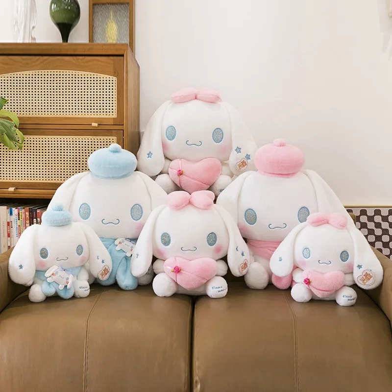 

Kawaii Beanie Cinnamoroll плюшевая игрушка мягкая кукла обнимающее сердце большая милая мягкая кукла для детей подарок на день рождения идеально подходит для призы