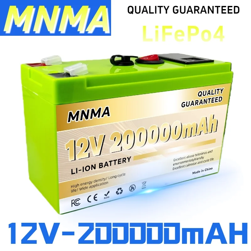 

Сверхмощная литиевая батарея 12 В, 200 Ач, LiFePO4, разработанная для троллинговых двигателей, автофургонов и солнечных батарей.