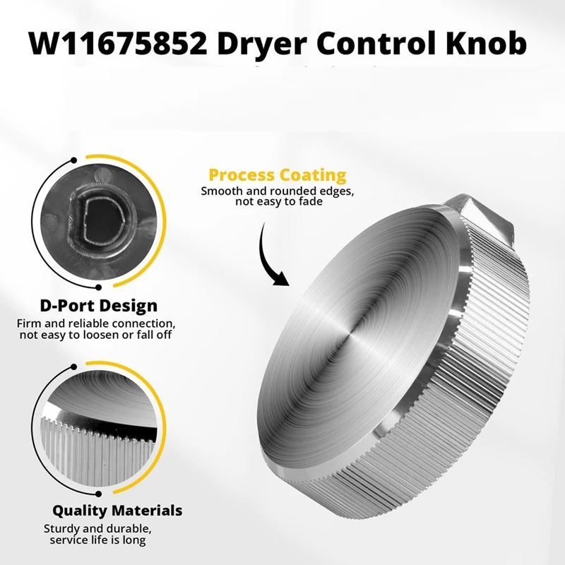 TAIGH-W11675852 Dryer Control Knob Replacement For Whirlpool Maytag, Replaces W11328381