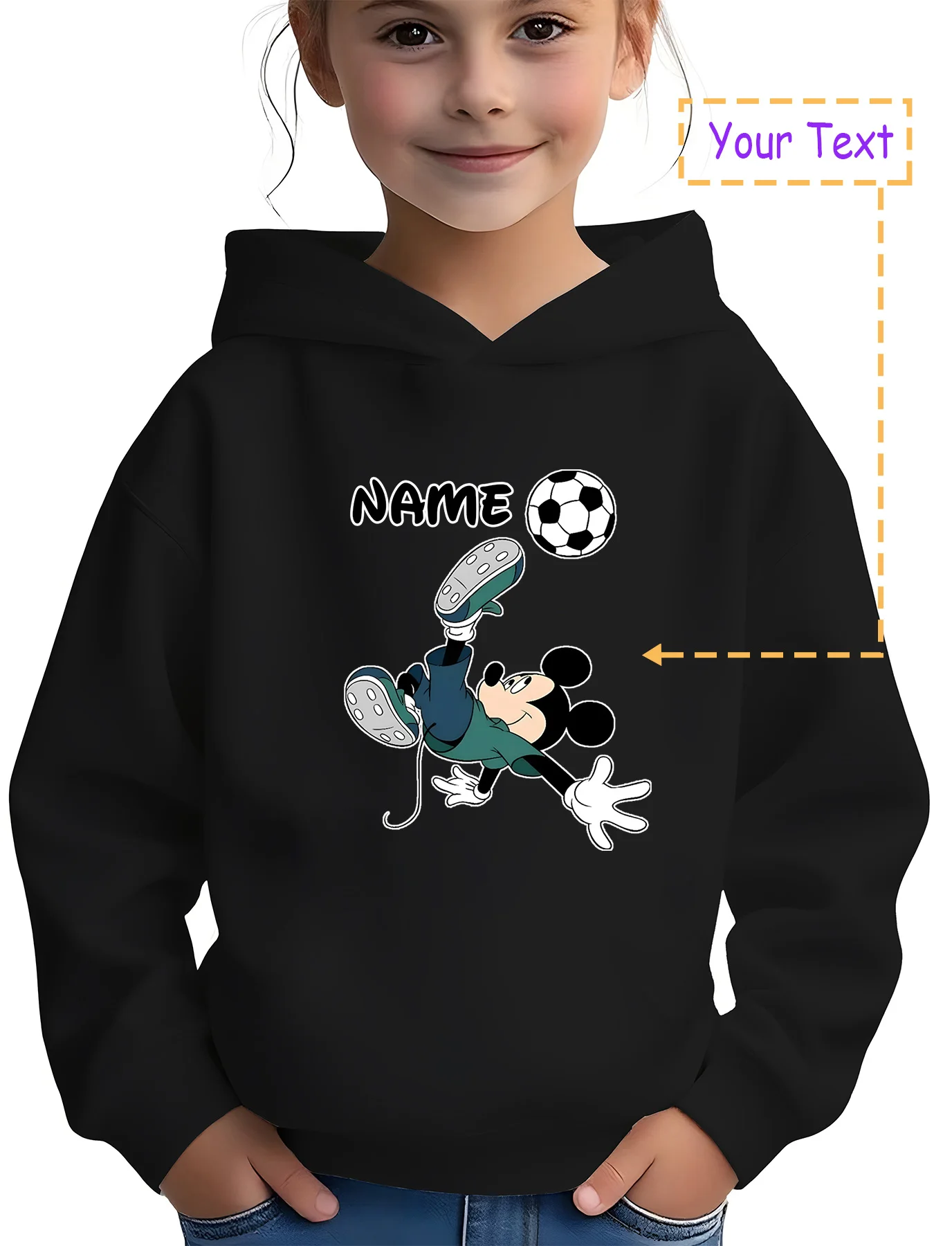 

MINISO 2025 Disney Commemorative Hoodie - Mickey Mouse family spells out 2025, an annual commemorative style, perfect for New Ye