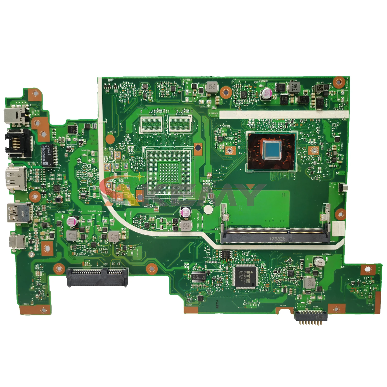 Imagem -04 - Akemy X705na Placa-mãe para Notebook Asus Vivobook X705 X705n Placa-mãe para Laptop Cpu N3350 N42000 N5000 100 Teste ok