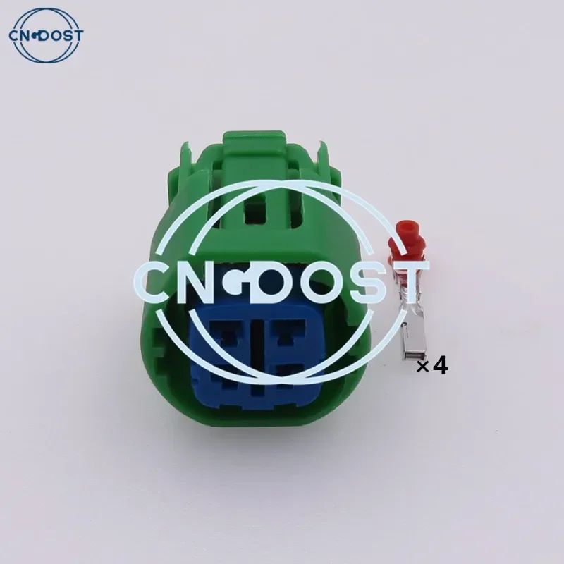 1 Set 4 Way 6189-0545 90980-11964 AC Assembly Auto Electrical Plug Car Modification Parts Green Waterproof Cable Connector