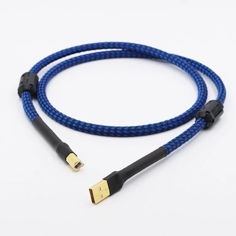 

HIFI USB Cable DAC A-B Alpha OCC Digital AB Audio A to B