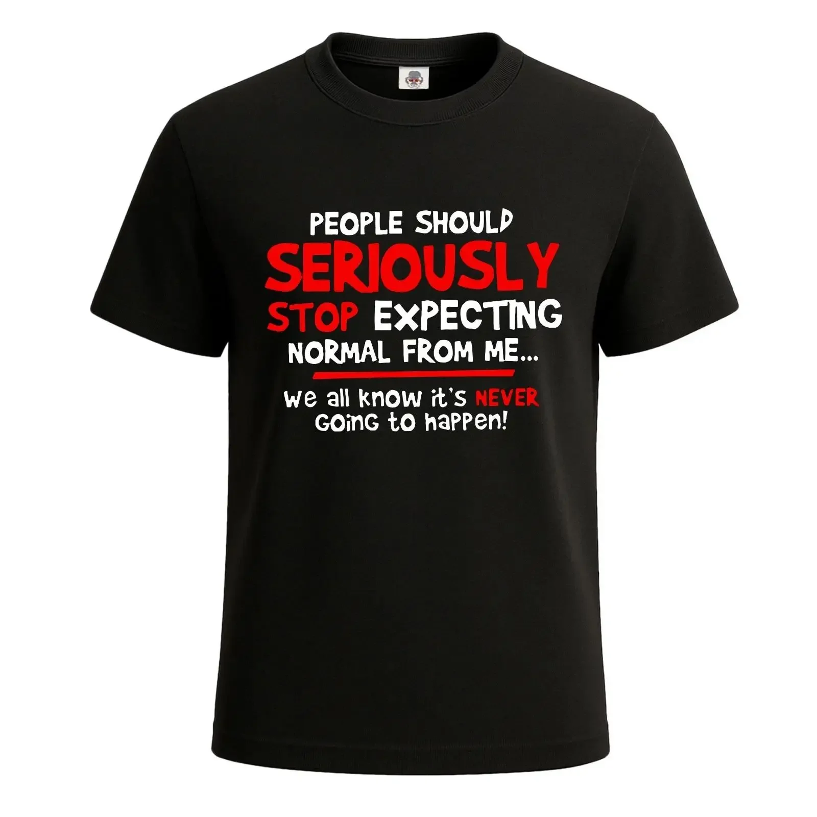 People Should Stop Expecting Premium Grafik T Shirt Witz Geschenk Herren Top vintage Washed graphic Unisex Stylish Casual Soft
