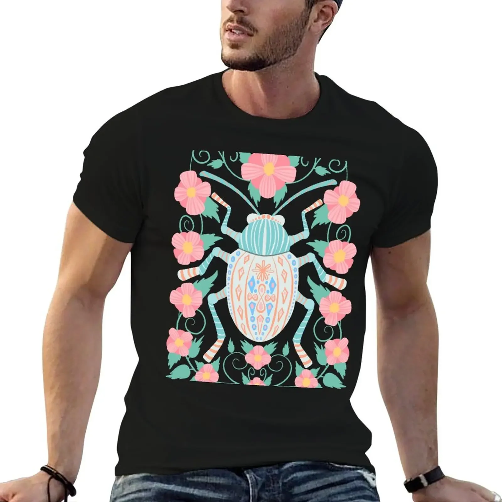 Beetle Spring Edition T-Shirt kawaii clothes summer tops mens t shirt graphic