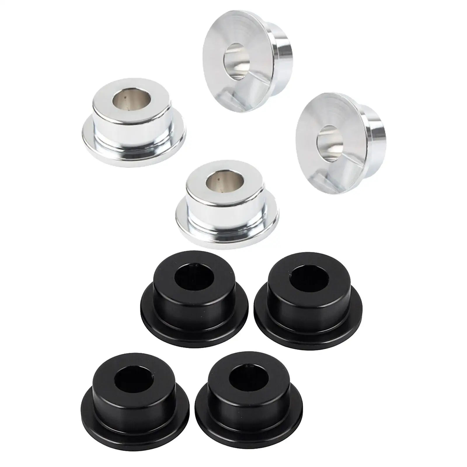 4Pcs Motorcycle Handlebar Riser Bushings Aluminum Accessory for Harley Sportster Dyna Deuce Models Springers 1973 - 2017