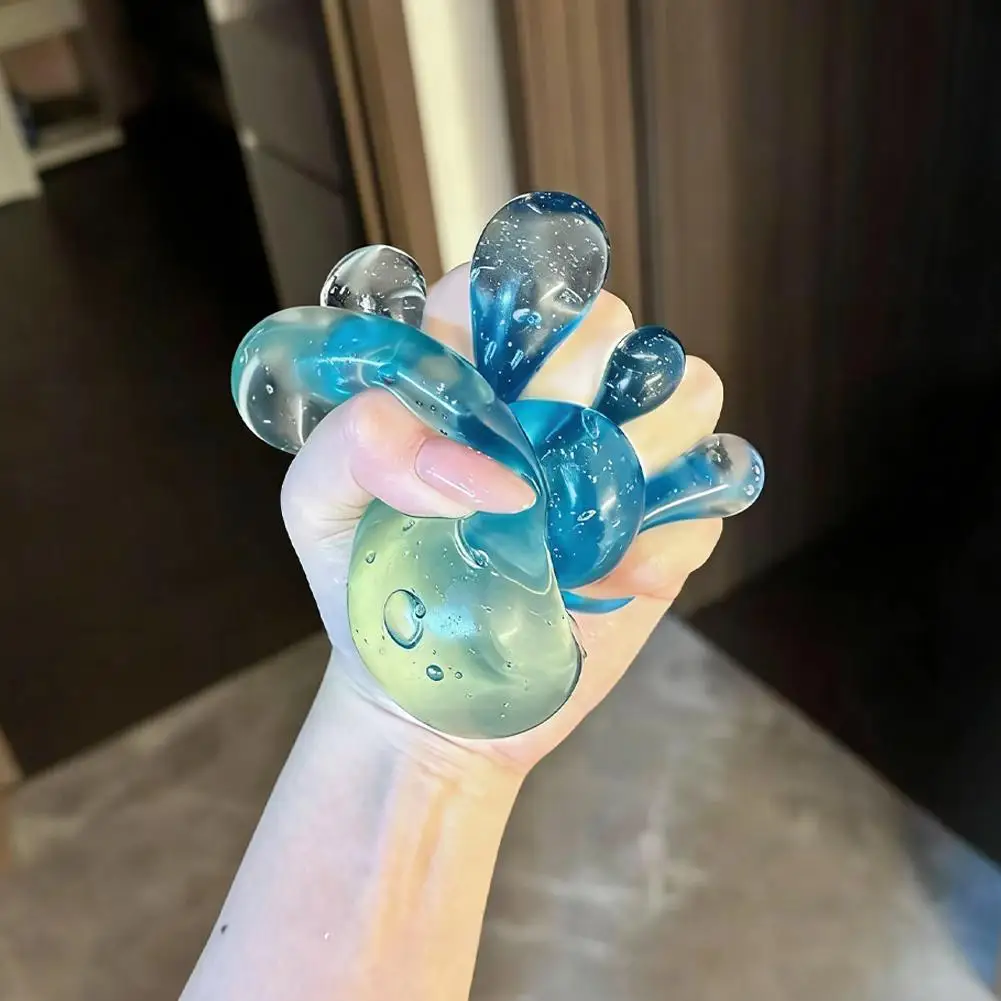 Cubo de Gel de Alta Densidade Quadrado, Brinquedo Sensorial Anti-stress para Descompressão e Alívio do Estresse, Bola Squishy Apertável