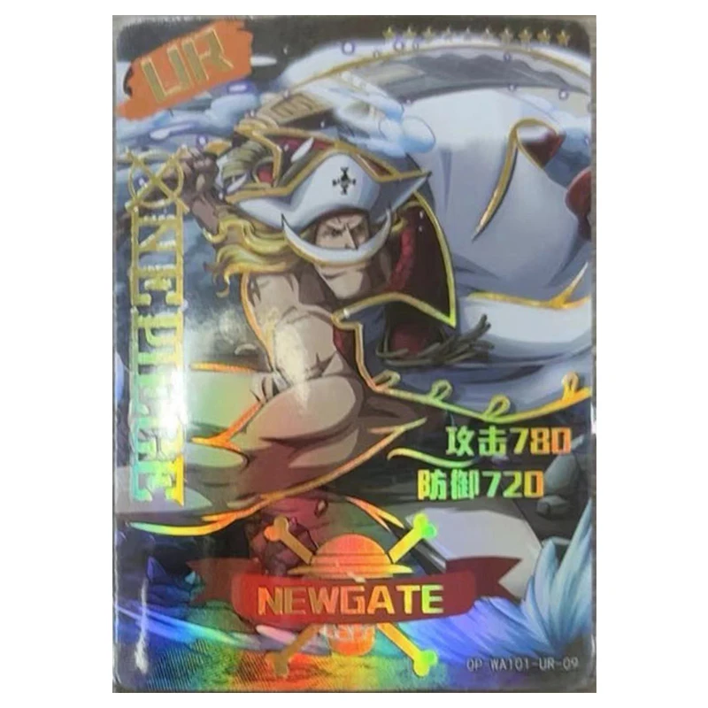 Anime ONE PIECE Rare UR Reflections Flash Card Luffy Roronoa Zoro Linlin Kid Kaidou Toys for boys Collectible Card Birthday Gift