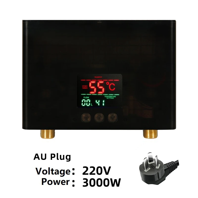 110 V/220 V Doorstroomverwarmer 3000 W/5500 W Wandgemonteerde Elektrische Kachels voor Badkamer Warmwater Douche en Thuis Keuken Verwarming