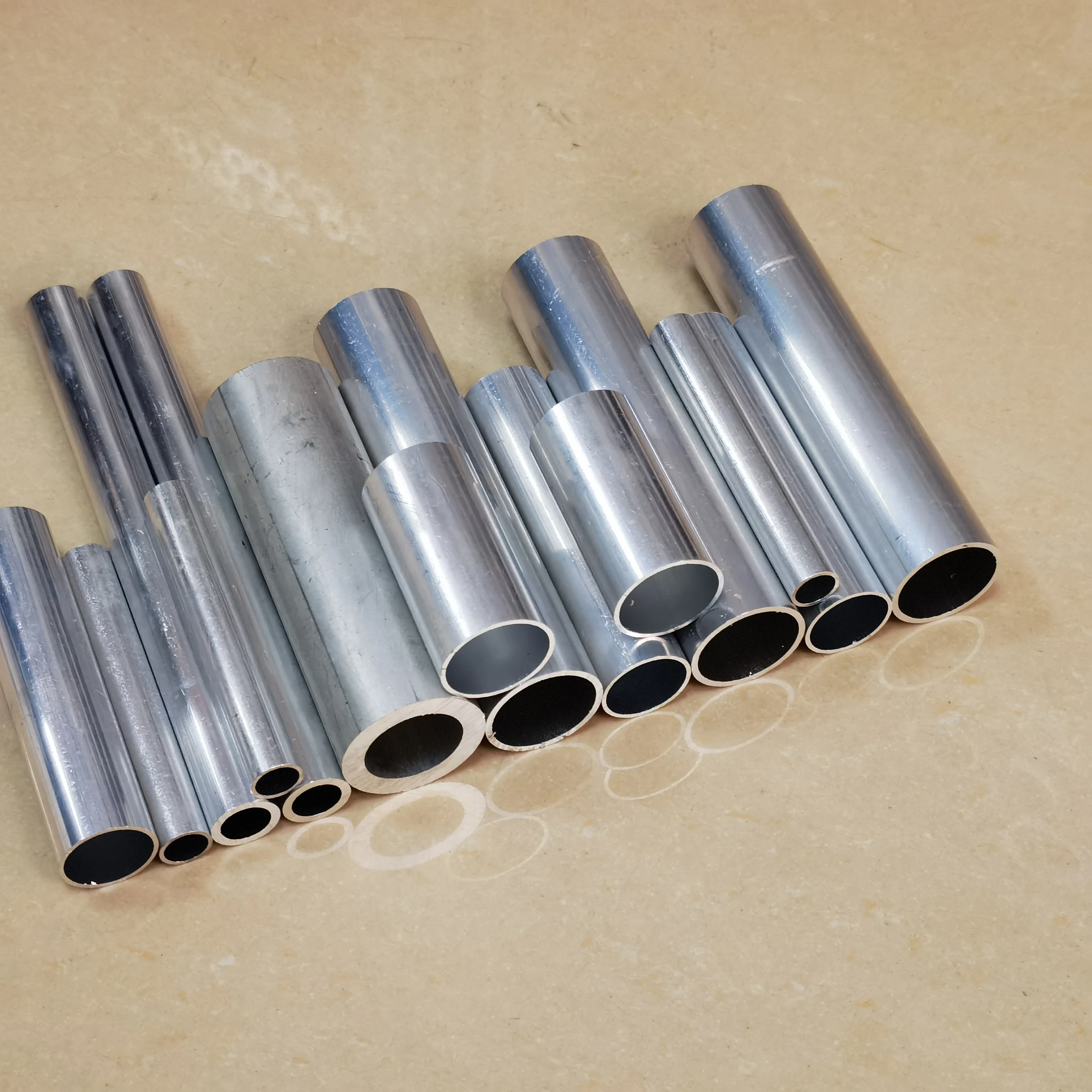 

Aluminum Tube 1-100mm Outer Diameter custom size length can cut 1-2000mm