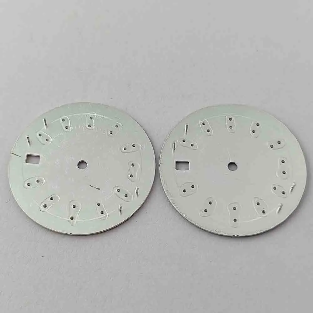 جديد 31 مللي متر NH35 الطلب NH35 الأيدي الأزرق والأخضر مضيئة الاتصال الهاتفي الأيدي مناسبة ل NH35 ساعة يد تعمل بالحركة الطلب استبدال الملحقات