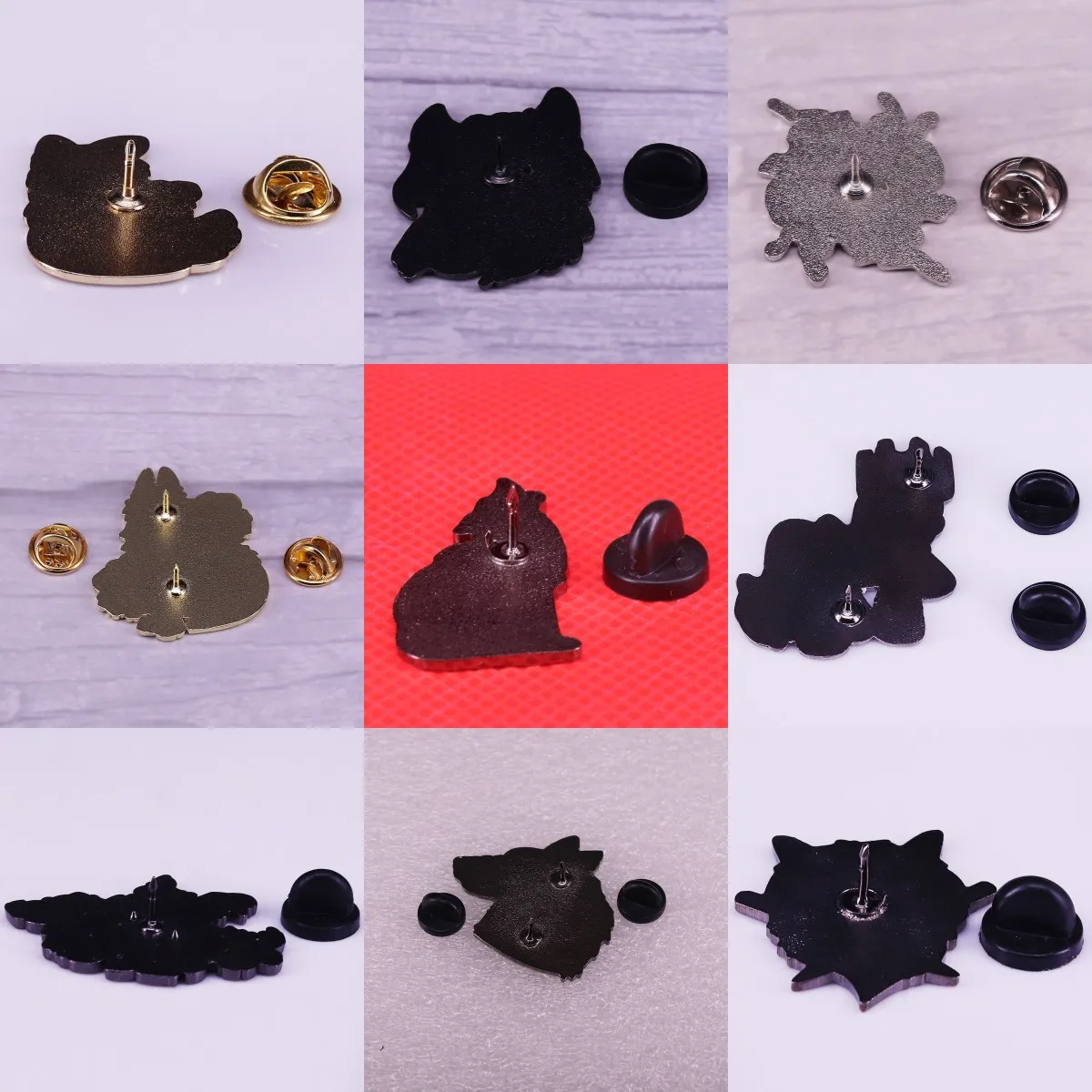 Pin Club | Wolf Series Punk Skeleton Custom Badges  Animals Fox Deco Gifts High-quality Brooch Hat Clothes Accessories Wholesale