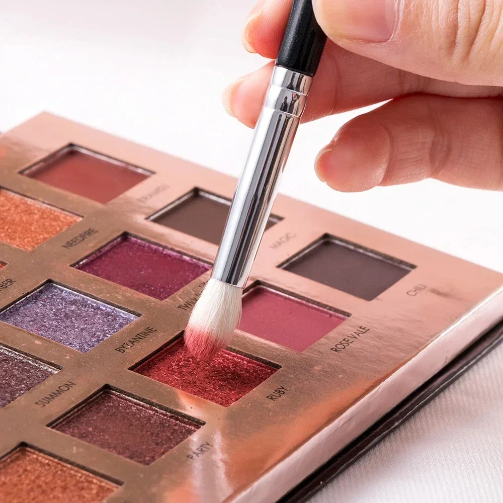 أسود 1/3 قطعة فرش ماكياج الشعر الاصطناعية الطبيعية عينيه مزج كحل فرشاة للمكياج مجموعة فرشاة للمكياج مجموعة #2