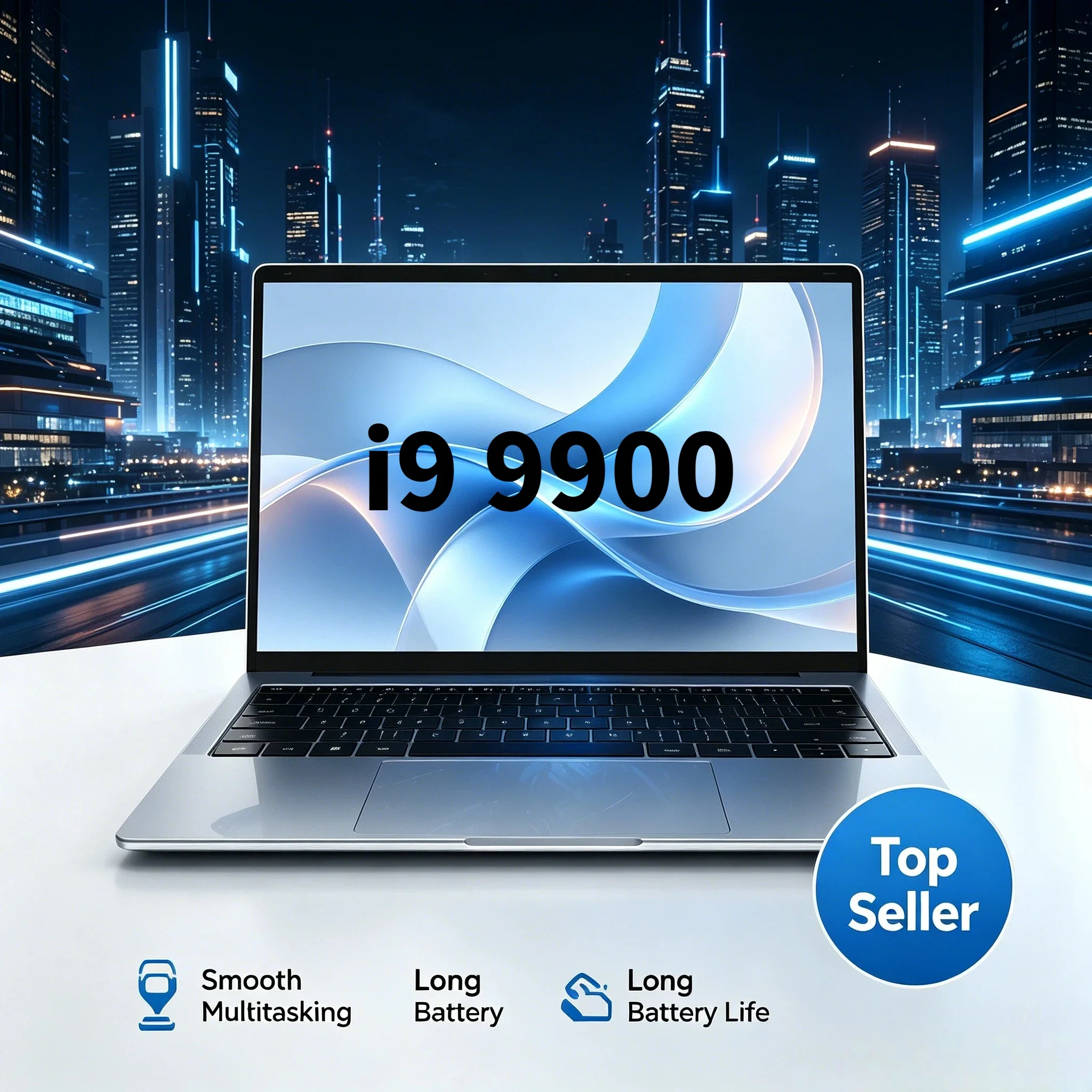

HOT Ultra Slim 15.6 Inch Laptop Windows 11 32GB 2TB Intel Core i9 9900 1920x1080 HD Gaming Computer PC Gamer Office Fast