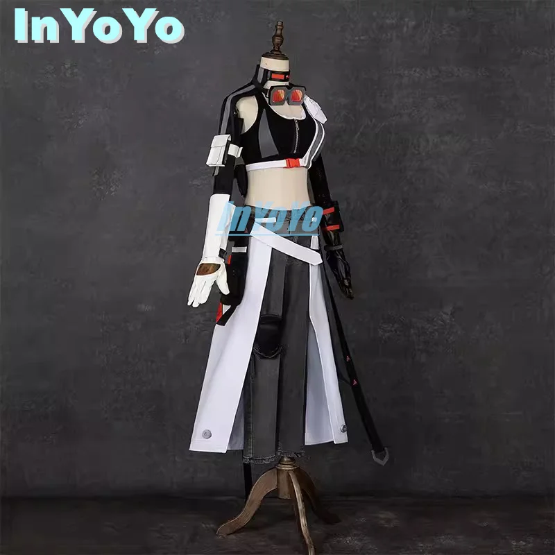 Inyoyo Grace Cosplay Zenless Zone Zero Kostuum Mode Cool Uniform Game Suit Halloween Party Outfit Dameskleding XS-XXL Nieuw