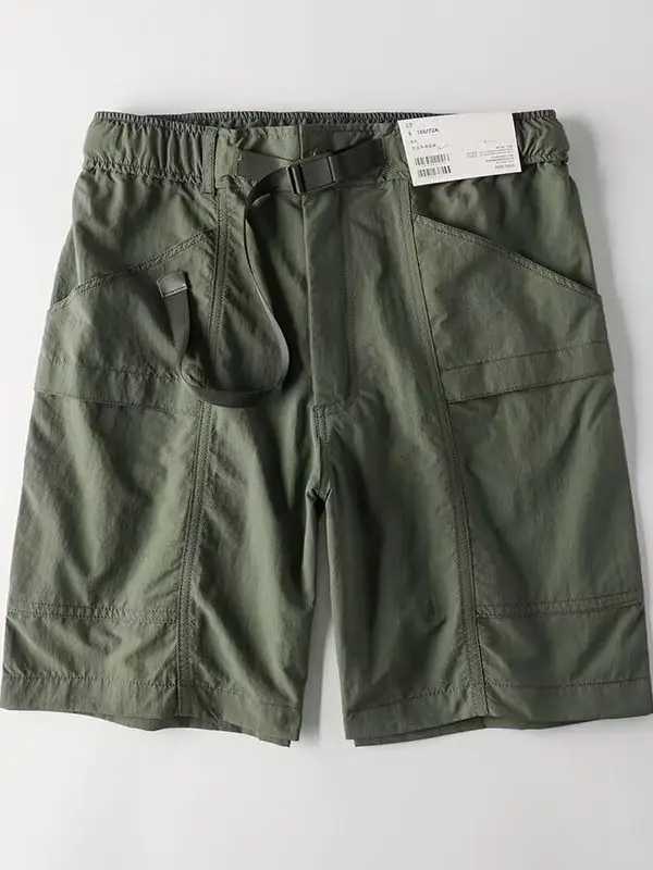 سراويل قصيرة للرجال رياضية سريعة الجفاف في الهواء الطلق ملابس عمل وظيفية رفيعة بخمس نقاط صيفية بنمط جديد غير رسمي فضفاض مناسب...