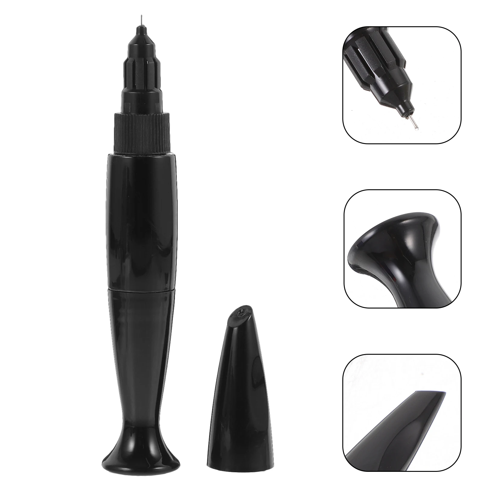 

1Pcs Nail Rhinestone Adhesive Glue Needle Brush Design Nail Art Decoration Rhinestones False Nails Manicure Glue