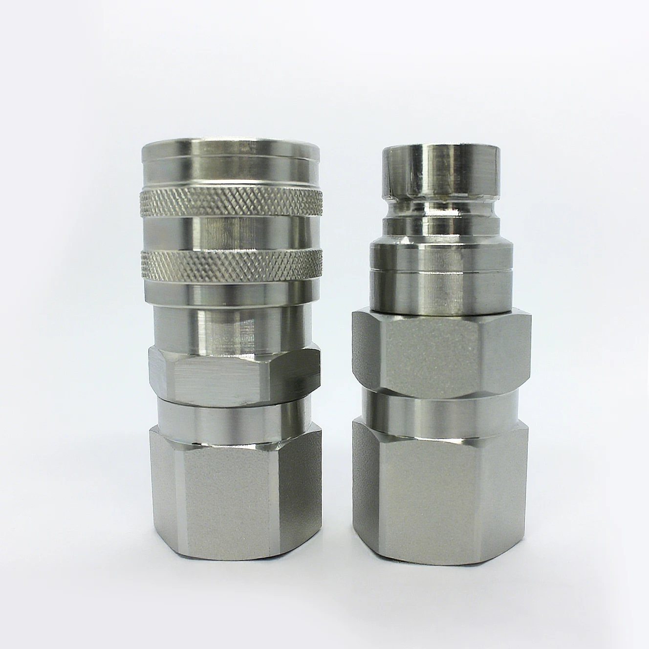 Hydraulic Breaker Parts Iso16028 Quick Release Coupler Flat Face Female Male Set Npt Internal Thread Hose Fittings good