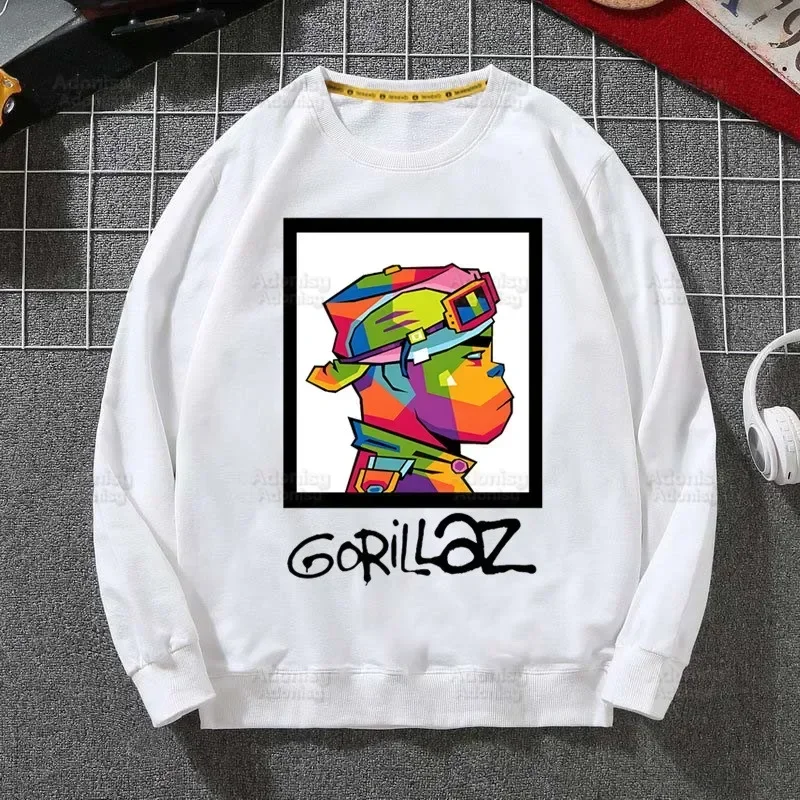 Gorillaz Rock Modern Music Graffiti Fashion Men's/Women's Spring Autumn Male Casual Sweatshirts Men's Sweatshirt Tops