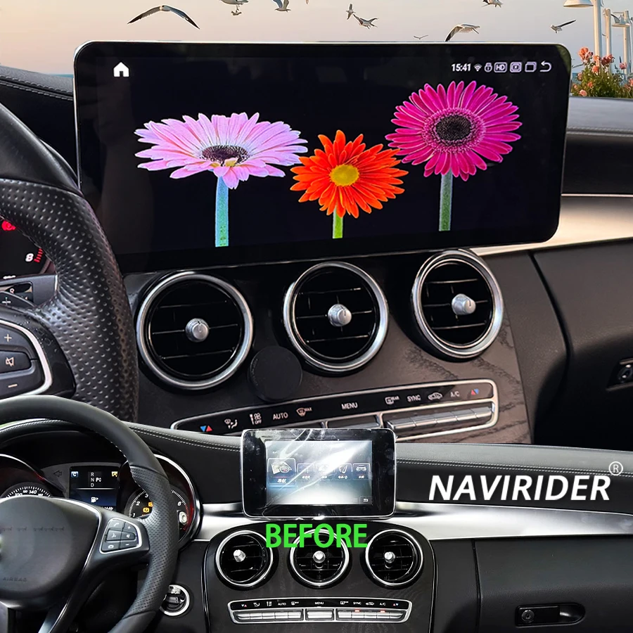 

14,6/12,3 "Snapdragon 685 Android CarPlay для Mercedes Benz C Class W205 GLC X253 2015-2022 Автомобильный радиоприемник Мультимедийная навигация GPS