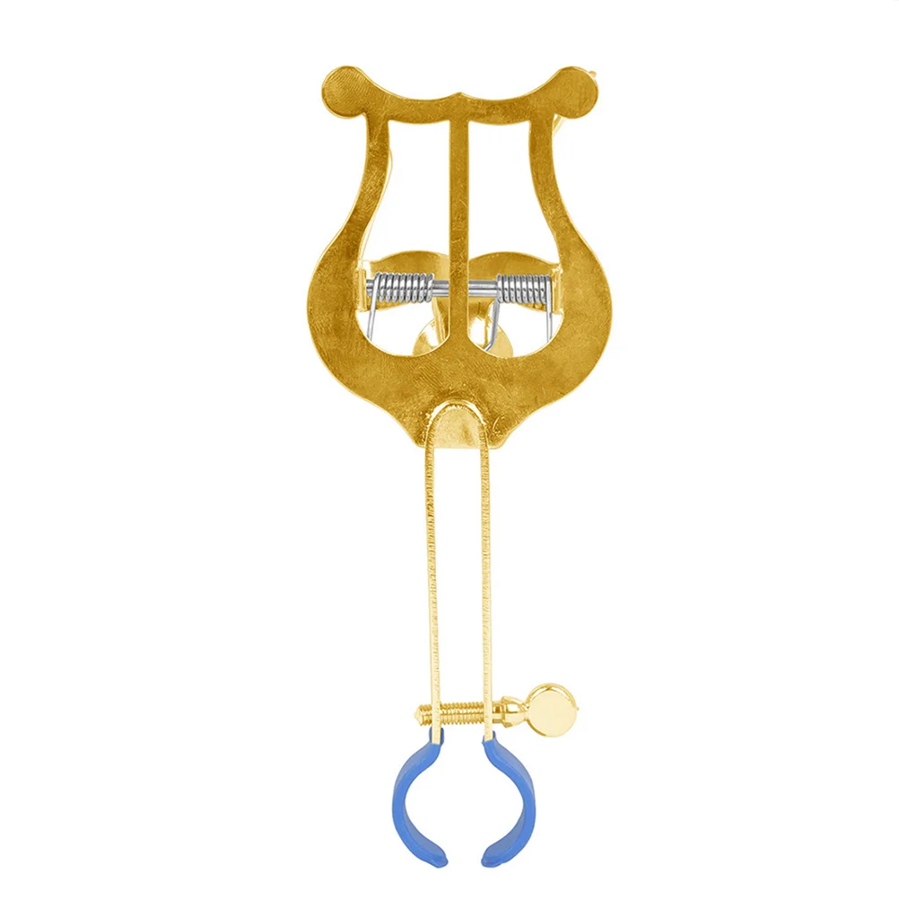 Clip para partituras de trompeta, soporte con abrazadera, portátil, ligero con diseño antideslizante, resorte de alta elasticidad para puntuación estable