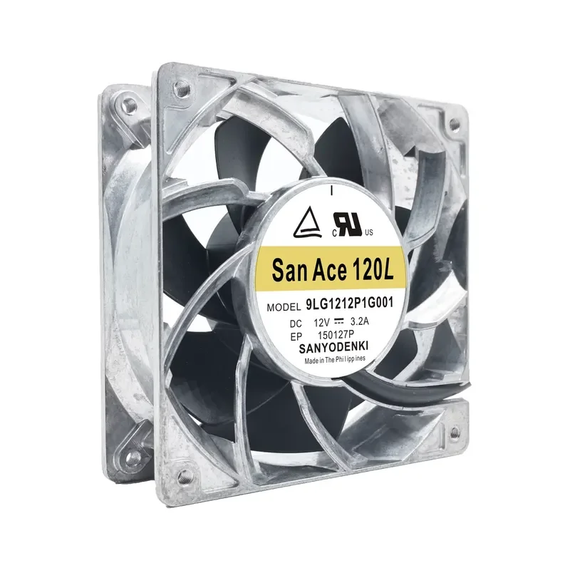 For New Sanyo Sanyo 9LG1212P1G001 12V 3.2A PWM speed regulation violent cooling fan 12CM