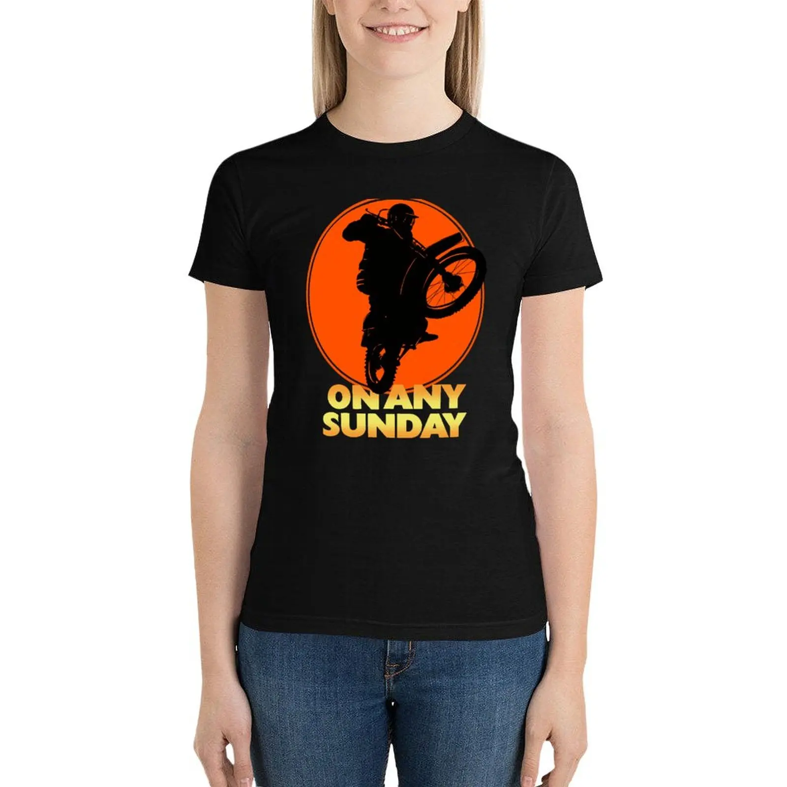 

On Any Sunday T-Shirt hippie clothes anime clothes T-shirt Women