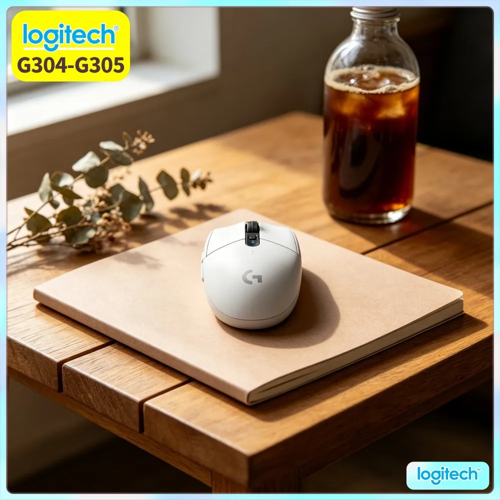 Logitech G304 LIGHTSPEED Wireless Gaming Mouse 12000 DPI HERO Sensor 1Ms Latency 250Hr Battery Durable Build Gamers