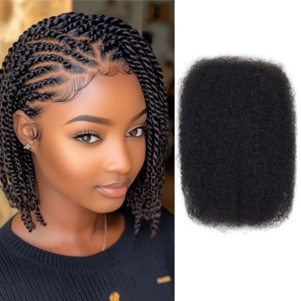 

30 г в одной упаковке, хит продаж, 100% человеческие волосы, афро-кудрявые объемные натуральные цвета, можно отбеливать и окрашивать для чернокожих женщин