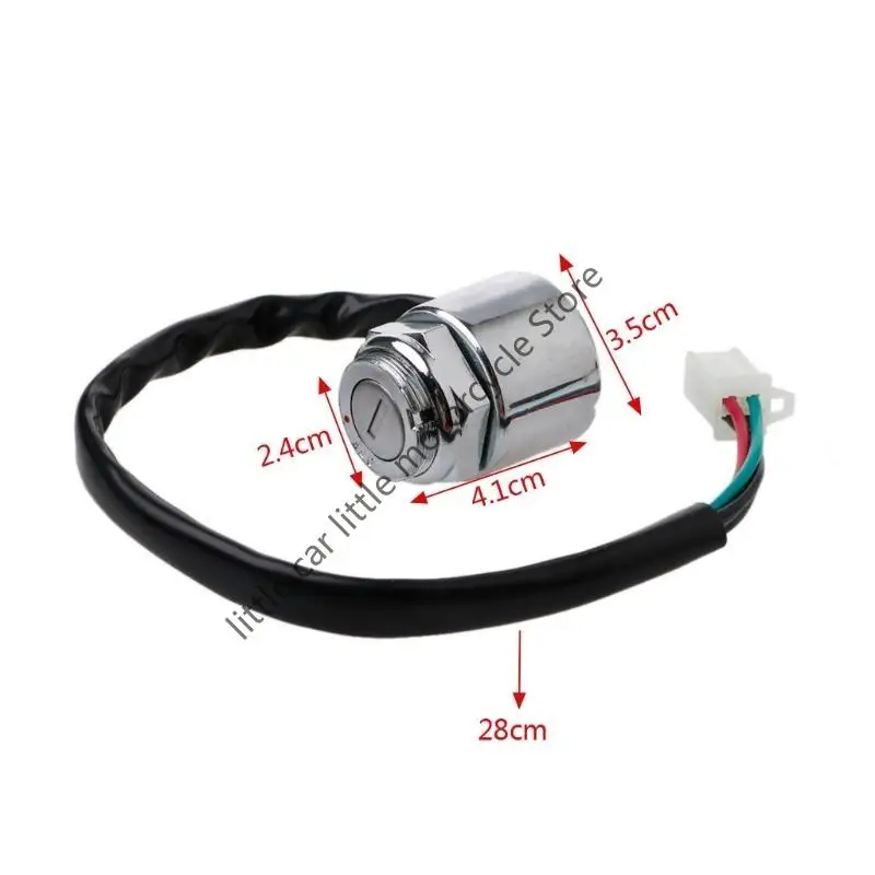 R9CC 4 Wires Ignition Switch ATV Off Road Motocross Dirt Bike Ignition for Key Switch