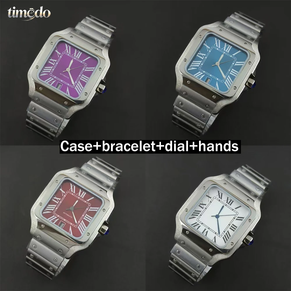 Waterproof NH35 case 38mm stainless steel mechanical watch men's watch accessories customized LOGO suitable for NH35 movement