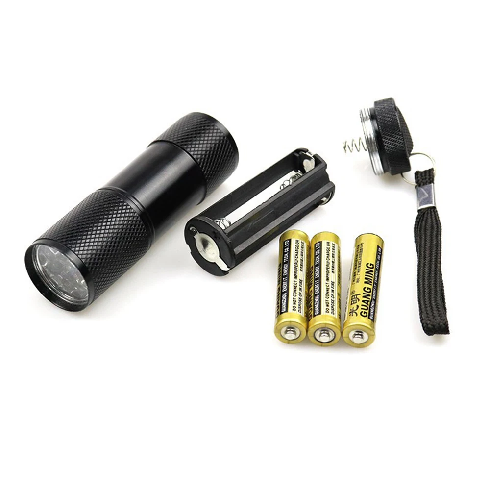 UV flashlight for windshield repair, UV flashlight for drying UV polymer chips and cracks