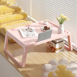 Mesa pequeña de Tatami de madera, mesa de té japonesa para el hogar, balcón, Bahía, mesa estética, Basse, muebles para el hogar