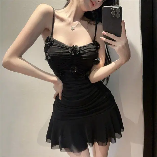 Abito sexy aderente a coda di pesce in rete patchwork a vita corta Estate Nuovo