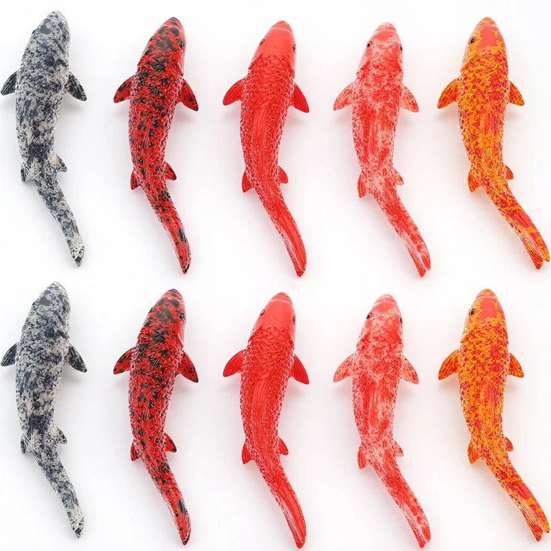 

20pcs Simulation Floating Fish Decoration Resin Craft For Aquarium Terrarium Landscaping Compact Realistic Fake Fish Decor
