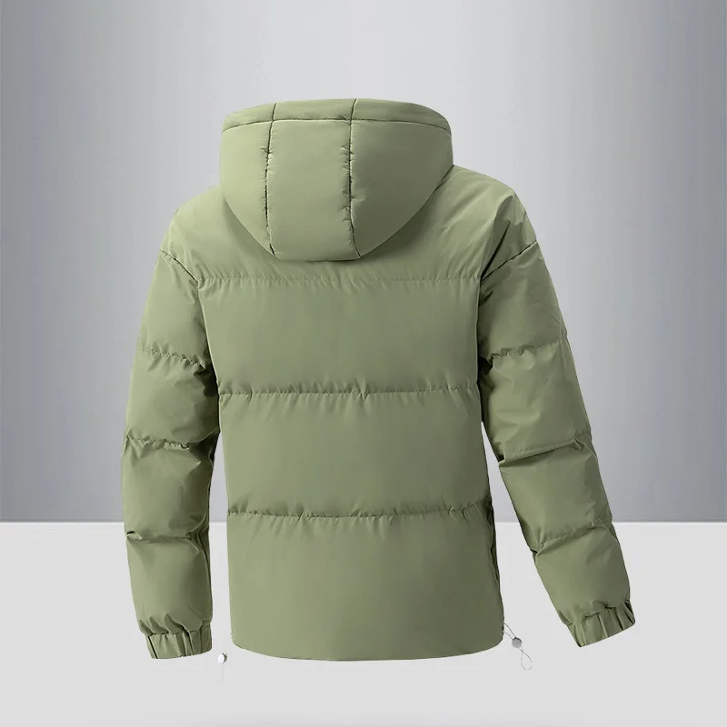 معاطف شتوية غير رسمية مناسبة تمامًا للرجال سترات قطنية سميكة بغطاء للرأس ملابس رجالية دافئة مقاومة للرياح جودة مريحة