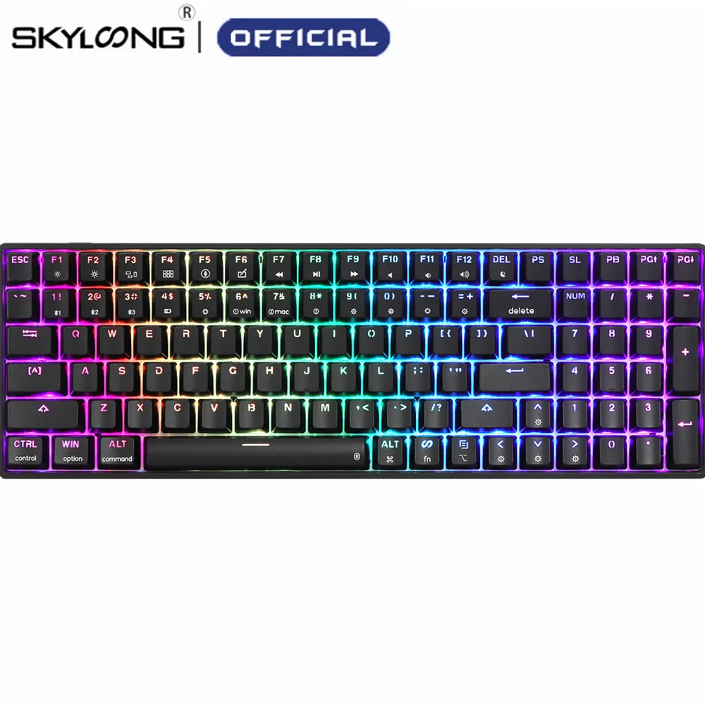 

SKYLOONG Bluetooth Wireless Mechanical Keyboard GK96S 96 Key 90% Glacier Switch Gamer Hot Swappable RGB Backlit Gaming Keyboards