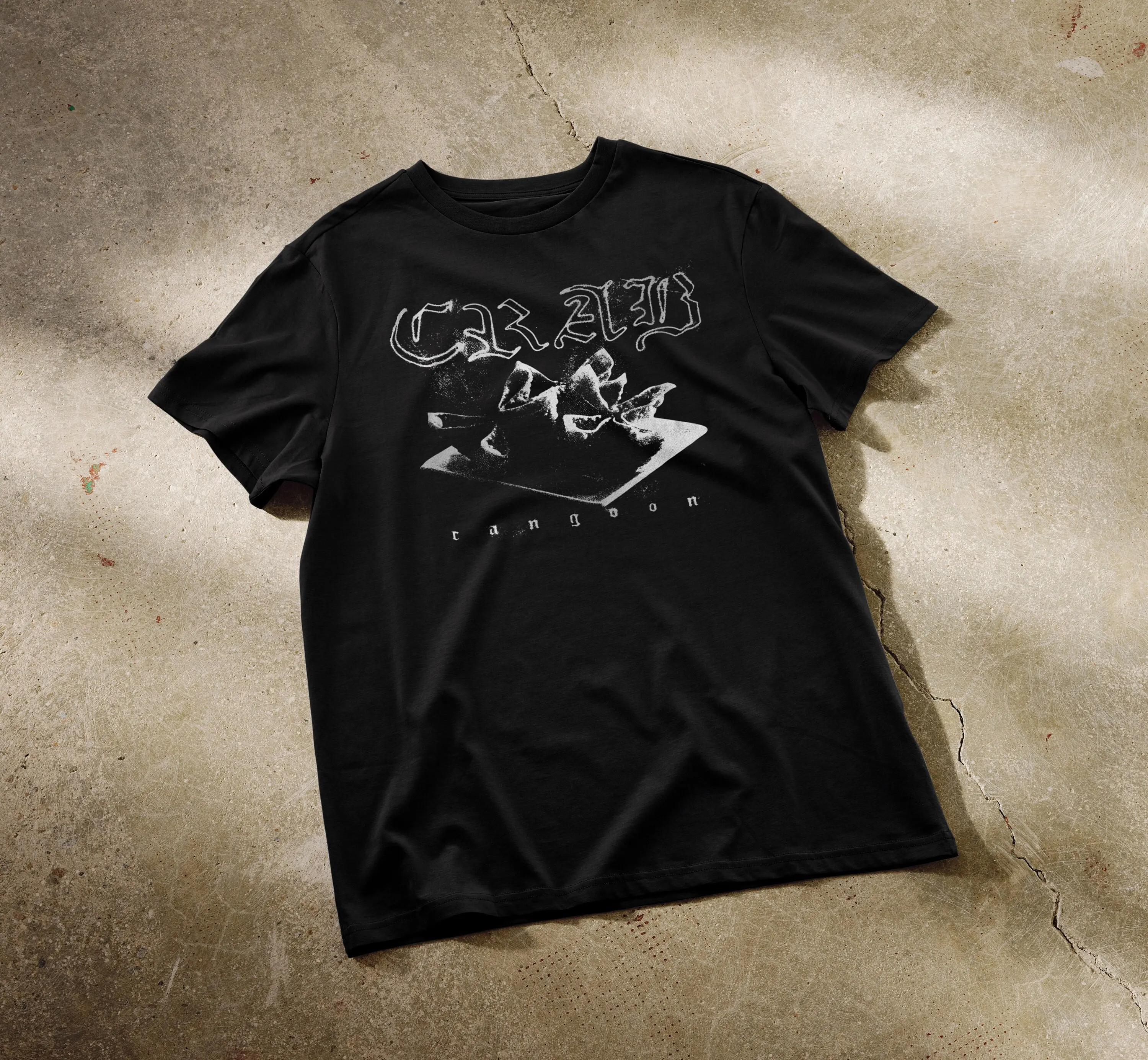 

Металлическая футболка с забавным принтом краба рангуна