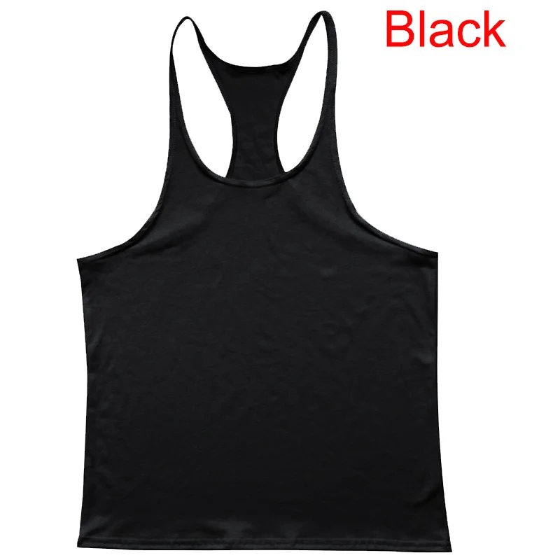 Men\'s Gym Training Bodybuilding Printed Muscle Tight Top Sports Fitness Tank Top