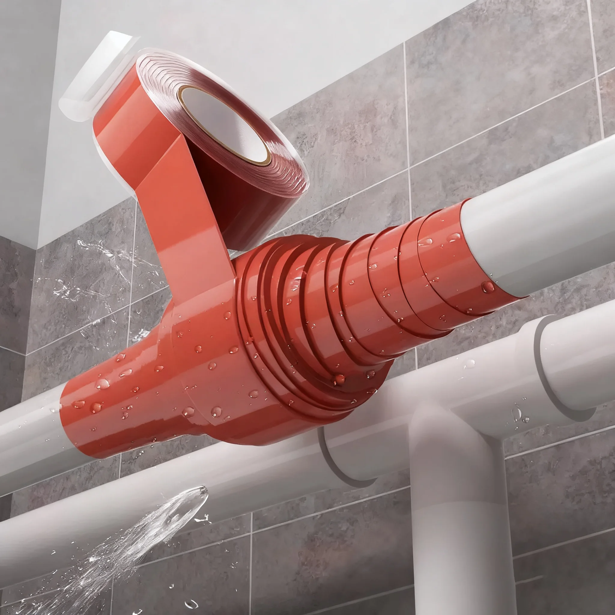 Ruban auto-adhésif en caoutchouc de Silicone, isolation haute tension, ignifuge, auto-fusion, étanche, réparation de tuyaux, étanchéité des fuites