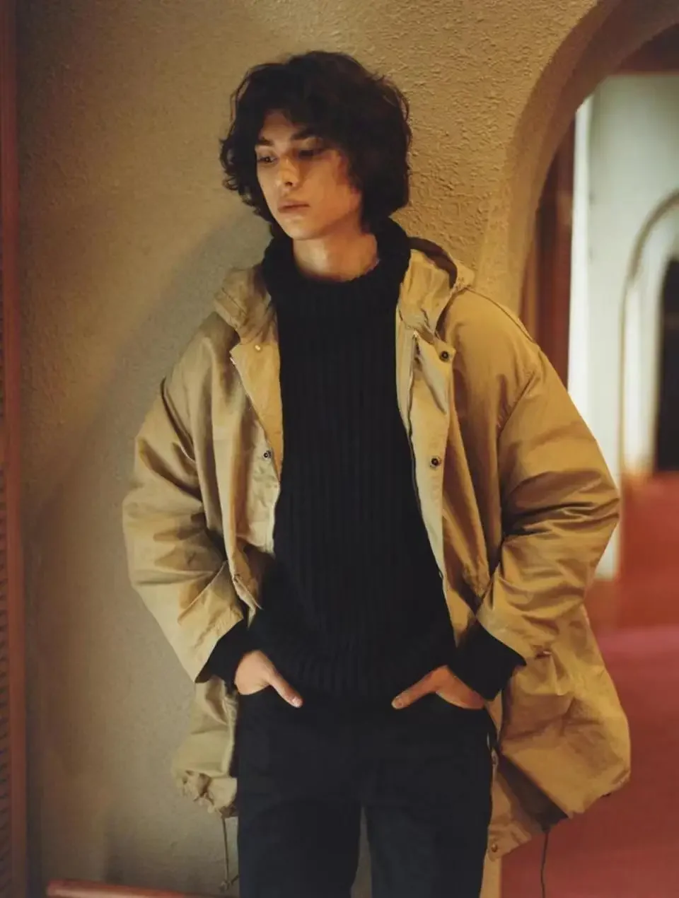 [Spot] VISVIM WMV1 21AW amplus suéter de gola alta de malha de lã