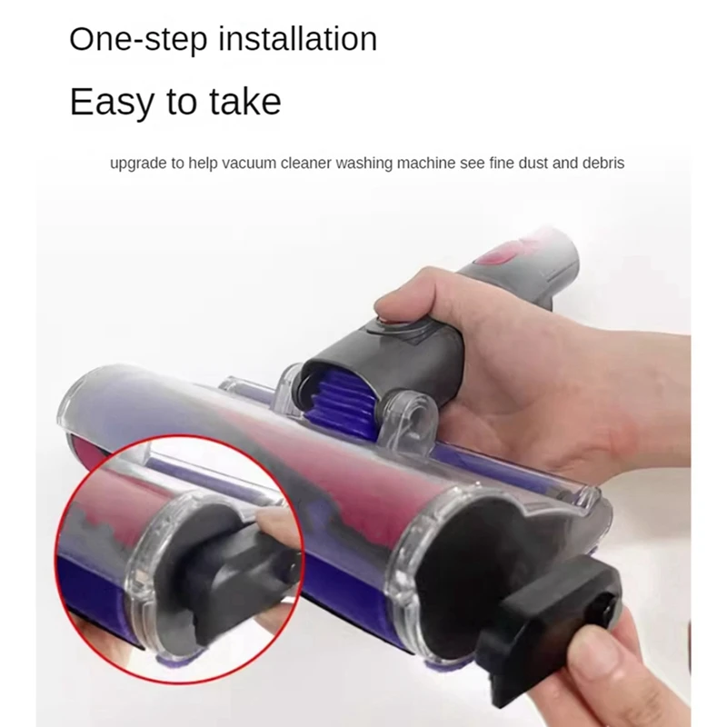 4X Lampu LED Tampilan Debu Penyedot Debu, Mengungkapkan Debu Mikroskopis & Menerangi Rambut Hewan Peliharaan Tak Terlihat Bulu Anjing Kucing, Pengisian Daya USB