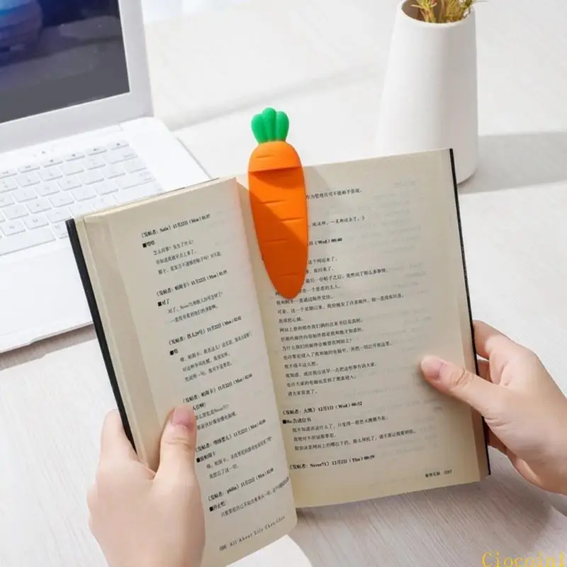 A3PC Bookmarks Creative Bookmarks Funny Page Markers Silicone Bookmarks Decorative Bookmarks para amantes los libros