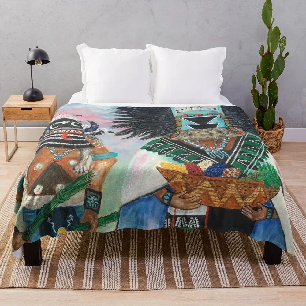 

Crow Mother Brings Gifts of Life Throw Blanket Luxury Thicken warm winter Blankets For Bed Blankets