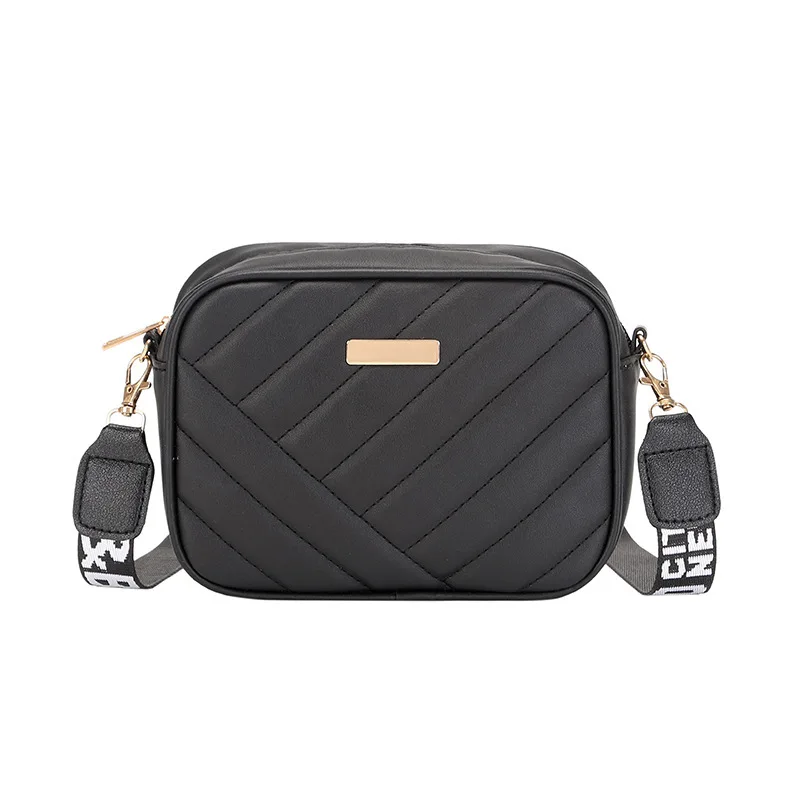 Bolso cruzado pequeño de cuero PU para mujer, bandolera con cremallera, bolso de viaje de verano, novedad